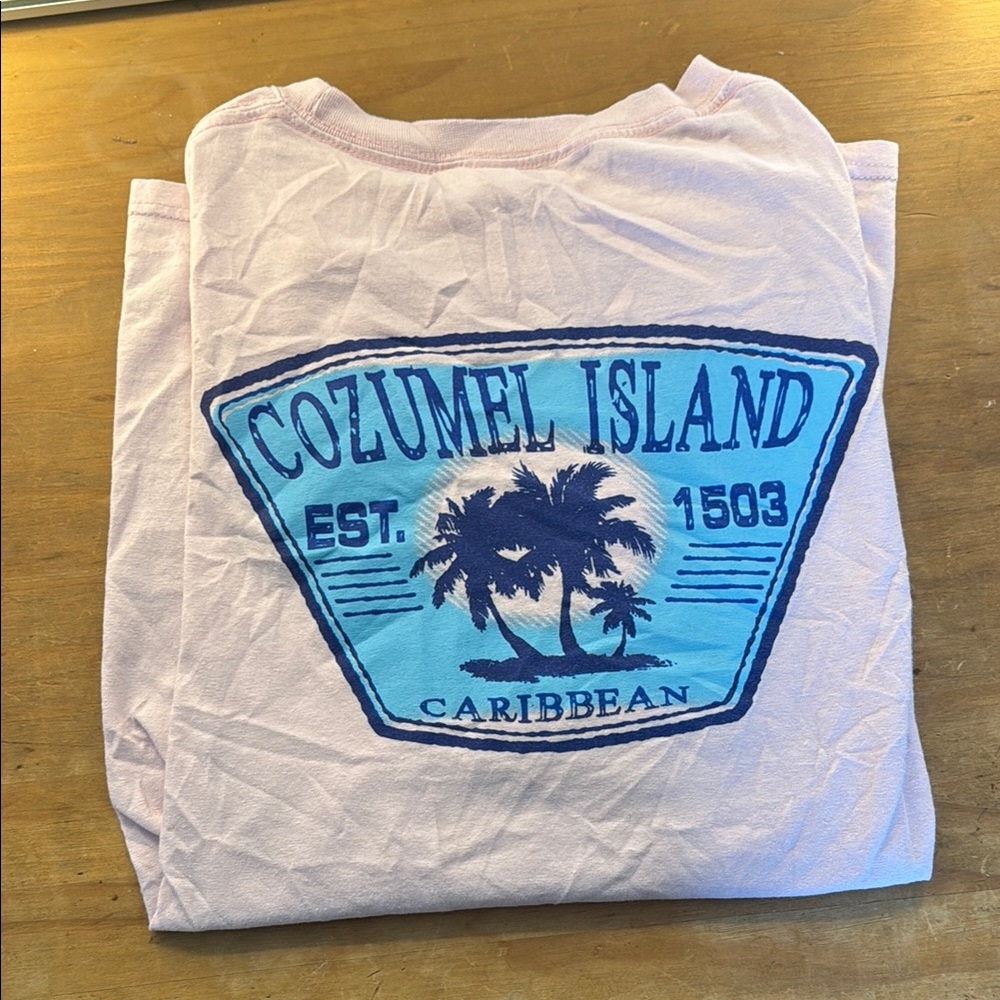 Cozumel Island Light Pink T-Shirt